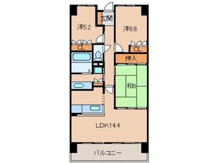 サーパス吹上第２の物件間取画像